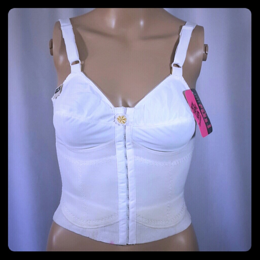 Vintage NWT DIET BRA Corscet Front Hook in a 34 B